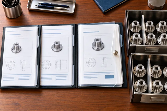 Separate quotation versions, a protected approved document and open versus reserved inventory trays.